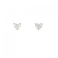 【リメイク】ダイヤモンド ピアス 0.326CT 0.374CT G-H SI1-2 ハートシェイプ