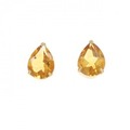 K18YG シトリン ピアス 3.00CT