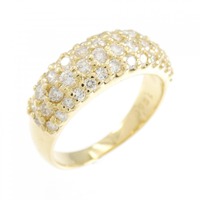 K18YG パヴェ ダイヤモンド リング 1.30CT