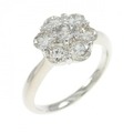 PT フラワー ダイヤモンド リング 1.00CT