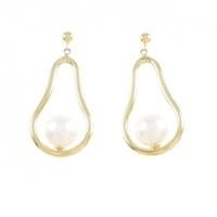 【新品】K18YG アコヤパール ピアス