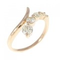 K18PG ダイヤモンド リング 0.78CT