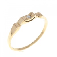 K18YG ダイヤモンド リング