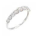 PT ハーフエタニティ ダイヤモンド リング 0.50CT
