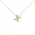 K18YG ダイヤモンド ネックレス 0.12CT