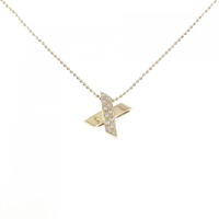 K18YG ダイヤモンド ネックレス 0.12CT