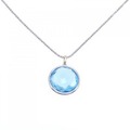 K18YG/K18WG ブルートパーズ ネックレス 33.11CT