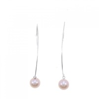 K14WG 淡水パール ピアス 8.0mm