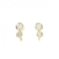 K18YG ダイヤモンド イヤリング 0.52CT