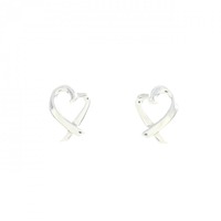 ティファニー ラビングハート ミニ ピアス