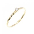 【新品】K18YG ダイヤモンド リング 0.03CT