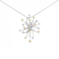 K18WG ダイヤモンド ネックレス 1.25CT