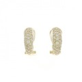 K18YG ダイヤモンド ピアス 1.00CT