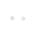 PT ソリティア ダイヤモンド ピアス 0.30CT