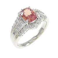 PT パパラチアサファイヤ リング 1.24CT