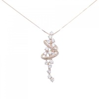 K18PG ダイヤモンド ネックレス 2.00CT