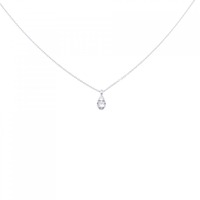 K18WG ダイヤモンド ネックレス 0.16CT