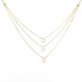 K18YG ダイヤモンド ネックレス 0.50CT