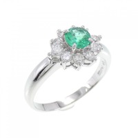 PT エメラルド リング 0.27CT