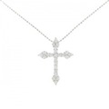 PT クロス ダイヤモンド ネックレス 0.50CT