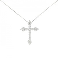 PT クロス ダイヤモンド ネックレス 0.50CT