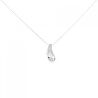 K18WG ダイヤモンド ネックレス 0.07CT