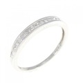 K18WG ダイヤモンド リング 0.25CT