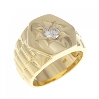 K18YG ダイヤモンド リング 0.41CT