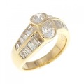 K18YG ダイヤモンド リング 1.30CT