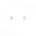 PT ソリティア ダイヤモンド ピアス 0.50CT