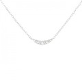 K18WG ダイヤモンド ネックレス 0.09CT