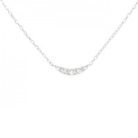 K18WG ダイヤモンド ネックレス 0.09CT