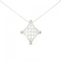 K18WG ダイヤモンド ネックレス 1.04CT