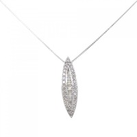 K18WG ダイヤモンド ネックレス 0.44CT