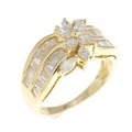 K18YG ダイヤモンド リング 0.40CT