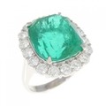 PT エメラルド リング 11.22CT