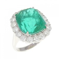 PT エメラルド リング 11.22CT