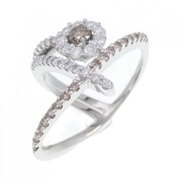 PT フラワー ダイヤモンド リング 0.55CT