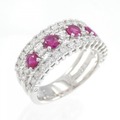 タサキ ルビー リング 0.72CT
