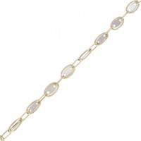 K18YG/PT ブレスレット