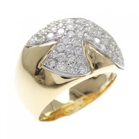 750YG/750WG ダイヤモンド リング 0.97CT