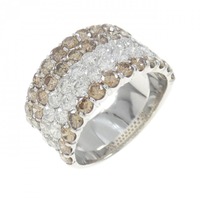 K18WG ダイヤモンド リング 3.00CT
