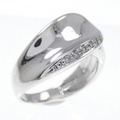 K18WG ダイヤモンド リング 0.04CT