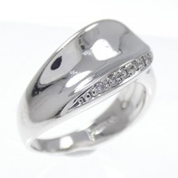 K18WG ダイヤモンド リング 0.04CT
