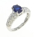 PT サファイヤ リング 1.16CT