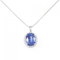 【リメイク】PT サファイヤ ネックレス スリランカ産 10.62CT