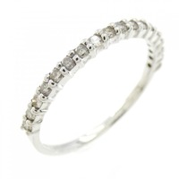 K18WG ダイヤモンド リング 0.25CT
