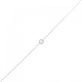 K18WG ダイヤモンド ブレスレット 0.03CT