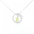 K18WG ペリドット ネックレス 2.61CT