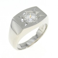 PT 印台 ダイヤモンド リング 0.68CT